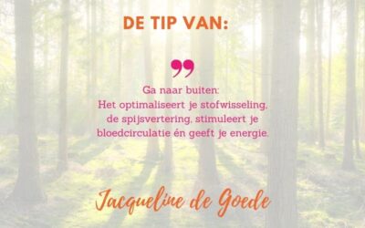 Tip van Jacqueline de Goede